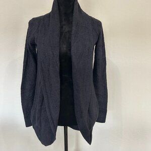 Barefoot Dreams CozyChic Lite Circle Cardigan Black XS/S NWT